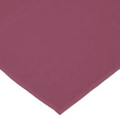 ミニマルな一色ダークパープル ミディアムテーブルランナー (コーナー)