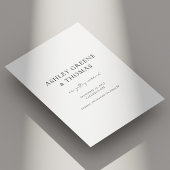 ミニマルな両面フォト日付カードを保存 セーブザデート