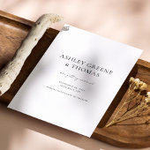 ミニマルな両面フォト日付カードを保存 セーブザデート