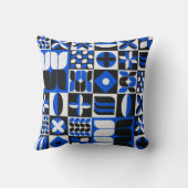 ミニマルな中世紀のパタモダンーン クッション (裏面)