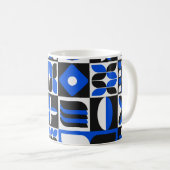 ミニマルな中世紀のパタモダンーン コーヒーマグカップ (正面右)