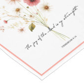 ミニマルな主の喜びフローラ ショートテーブルランナー (コーナー)