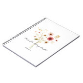 ミニマルな主の喜びフローラ ノートブック (左側)