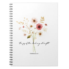 ミニマルな主の喜びフローラ ノートブック