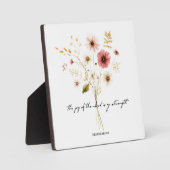 ミニマルな主の喜びフローラ フォトプラーク (正面)