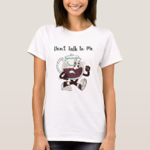 ミニマルな主張のグラフィックTシャツ - Don't Talk to Me