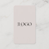 ミニマルな企業ロゴ ラッフル賞 抽選チケット プレイスカード (裏面)