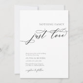 ミニマルな何ファンシーも書を愛する 招待状 (正面)