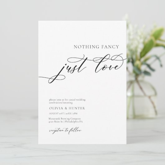 ミニマルな何ファンシーも書を愛する 招待状 (スタンド正面)