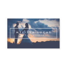 ミニマルな写真撮影の名刺