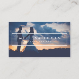 ミニマルな写真撮影の名刺 名刺