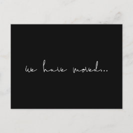 ミニマルな動きの発表 ポストカード