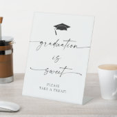 ミニマルな卒業は甘い 台座サイン (インサイチュ)