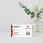 ミニマルな名刺デザイン | エレガント&カスタム 名刺 (スタンド正面)