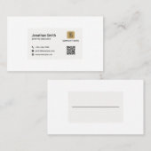 ミニマルな名刺バック 名刺 (正面/裏面)