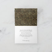 ミニマルな喜びの願いをオーバーレイ写真 シーズンカード (内部)