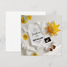 ミニマルな夏の妊娠発表