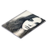 ミニマルな女の子 | ノートブックのジャーナル ノートブック (左側)