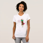 ミニマルな女性Tシャツ – Love Yourselfスタイル Tシャツ (正面フル)