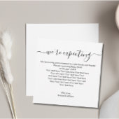 ミニマルな妊娠のお知らせを待っている 招待状