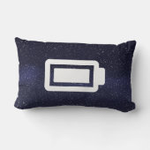 ミニマルな完全な電池 ランバークッション (裏面)