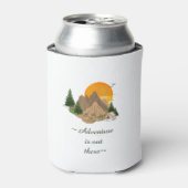 ミニマルな山の冒険 缶クーラー (缶正面)