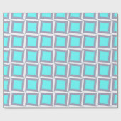 ミニマルな幾何学的パターン ラッピングペーパー (フラット)