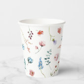 ミニマルな庭の野草 紙コップ (正面)