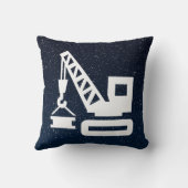 ミニマルな建設用クレーン クッション (裏面)