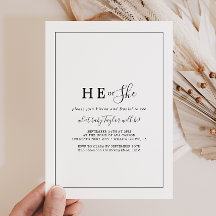 ミニマルな彼または彼女のジェンダーを明らかにするパーティー