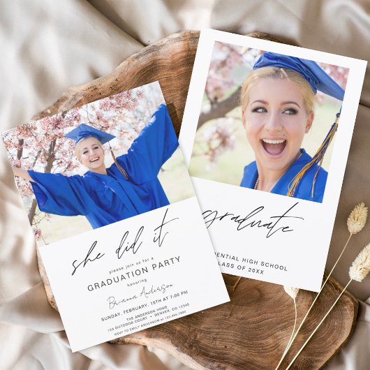 ミニマルな彼女は卒業パーティーをやった 招待状