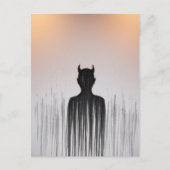 ミニマルな悪魔 ポストカード (正面)
