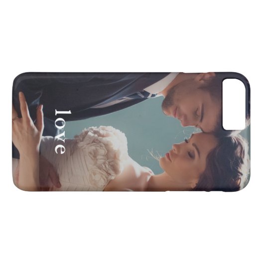 ミニマルな愛の写真の電話ケース Case-Mate iPhoneケース (裏面(横))