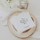 ミニマルな愛の笑いと楽しい後 スタンダードカクテルナプキン