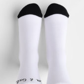 ミニマルな愛の贈り物 ソックス (上部)