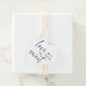 ミニマルな愛は甘い書結婚道 フェイバータグ (インサイチュ)