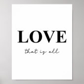 ミニマルな愛 ポスター (正面)