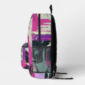 ミニマルな感情的で美しいユニコーン プリントバックパック (右)