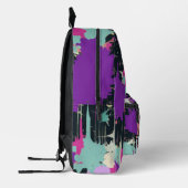 ミニマルな感情的で美しいユニコーン プリントバックパック (左)