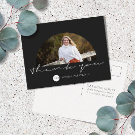 ミニマルな感謝の写真 ポストカード