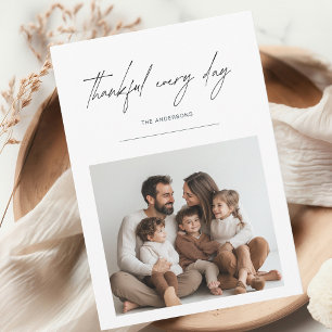 ミニマルな感謝の毎日Thanksgiving写真