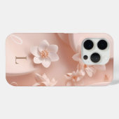 ミニマルな文字Lフォンケース - 落ち着いたモダンなモノグラム Case-Mate iPhoneケース (裏面 (横))