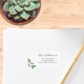 ミニマルな新しいアドレス緑 ラベル