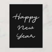 ミニマルな新年 ポストカード (正面)