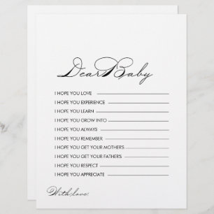 ミニマルな書道のベビー