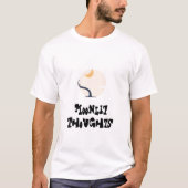ミニマルな月光の木 Tシャツ (正面)