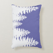 ミニマルな松の木のシルエット アクセントクッション (正面(垂直))