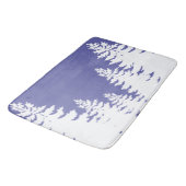 ミニマルな松の木のシルエット バスマット (アングル)