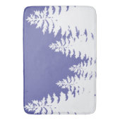 ミニマルな松の木のシルエット バスマット (正面縦)