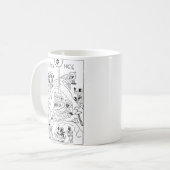 ミニマルな正教会のキリスト降誕の場面 コーヒーマグカップ (正面左)